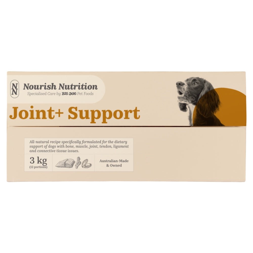 Big Dog Barf Nourish Nutrition Joint+ Support Frozen Raw Dog Food 3kg