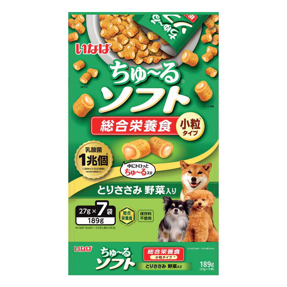 Inaba Churu Soft Meal Chicken Fillet with Vegetables Dog Food 189g