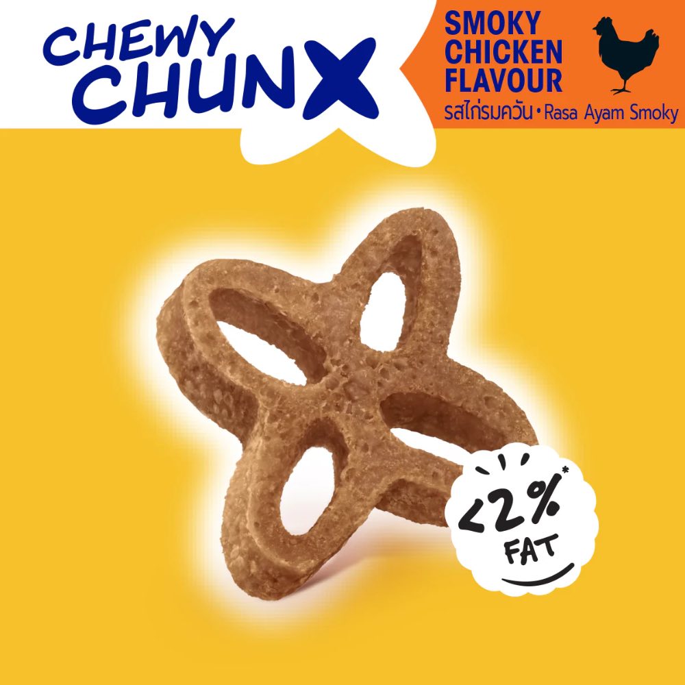 35% OFF: Pedigree Dentastix Chewy Chunx Smoky Chicken Dental Dog Treats 68g