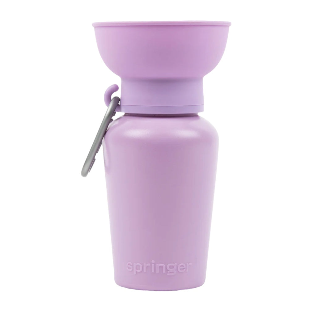 Springer Flip Dog Travel Water Bottle 590ml (Oat)
