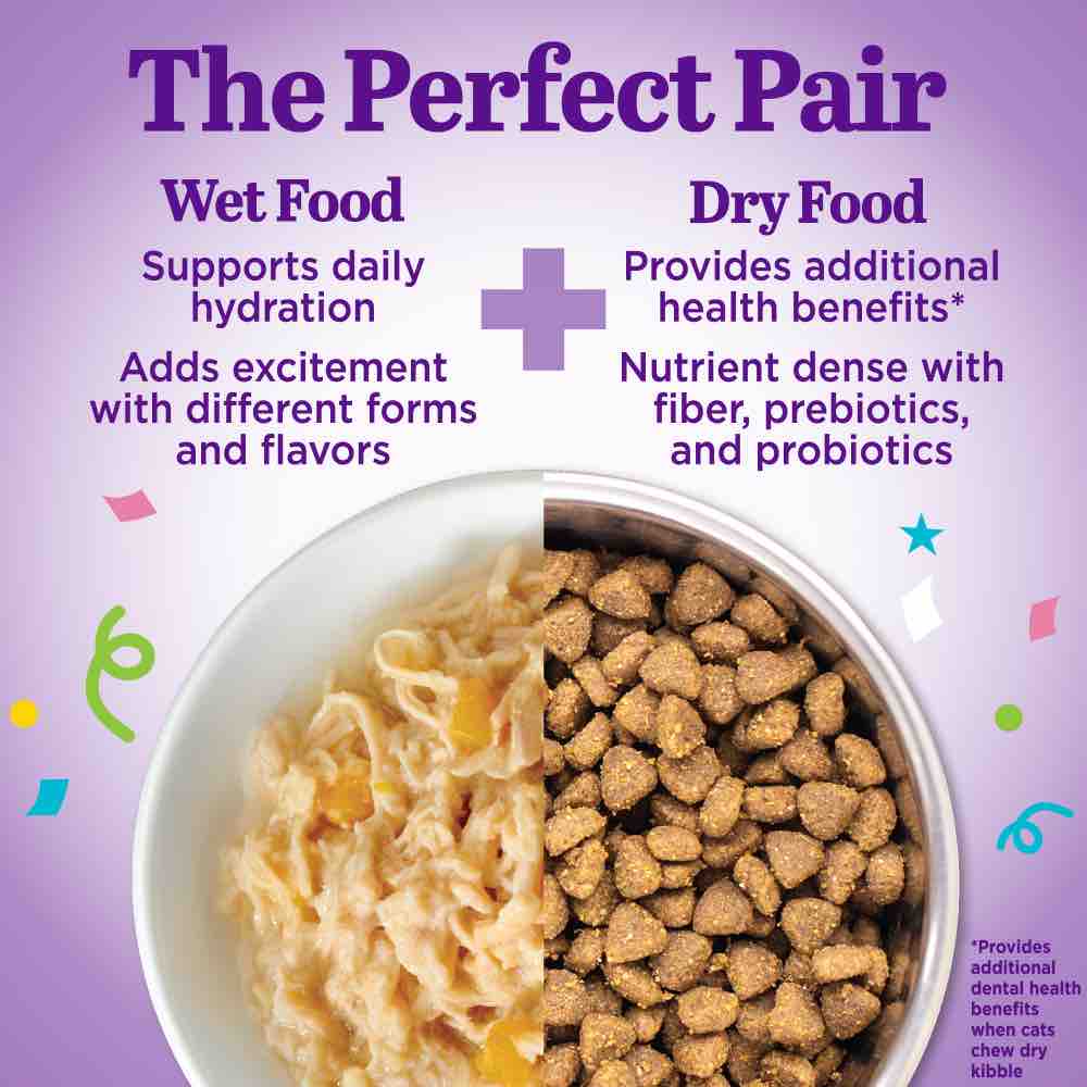 Wellness Appetizing Entrees Shredded Chicken & Salmon Adult Pouch Cat Food 1.4oz