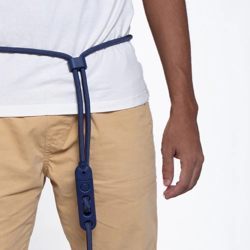 Zee.Dog Deep Blue Hands Free Rope Dog Leash