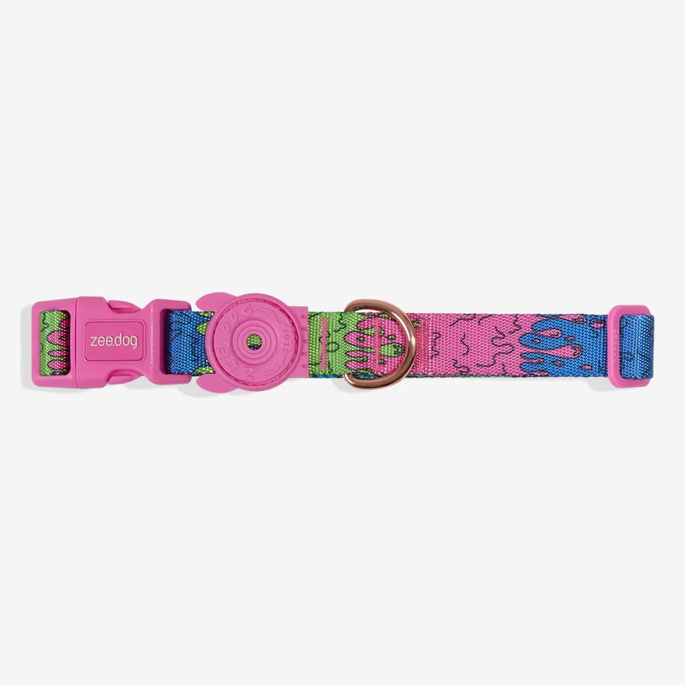 Zee.Dog Melted Lords of Zee.Town Dog Collar