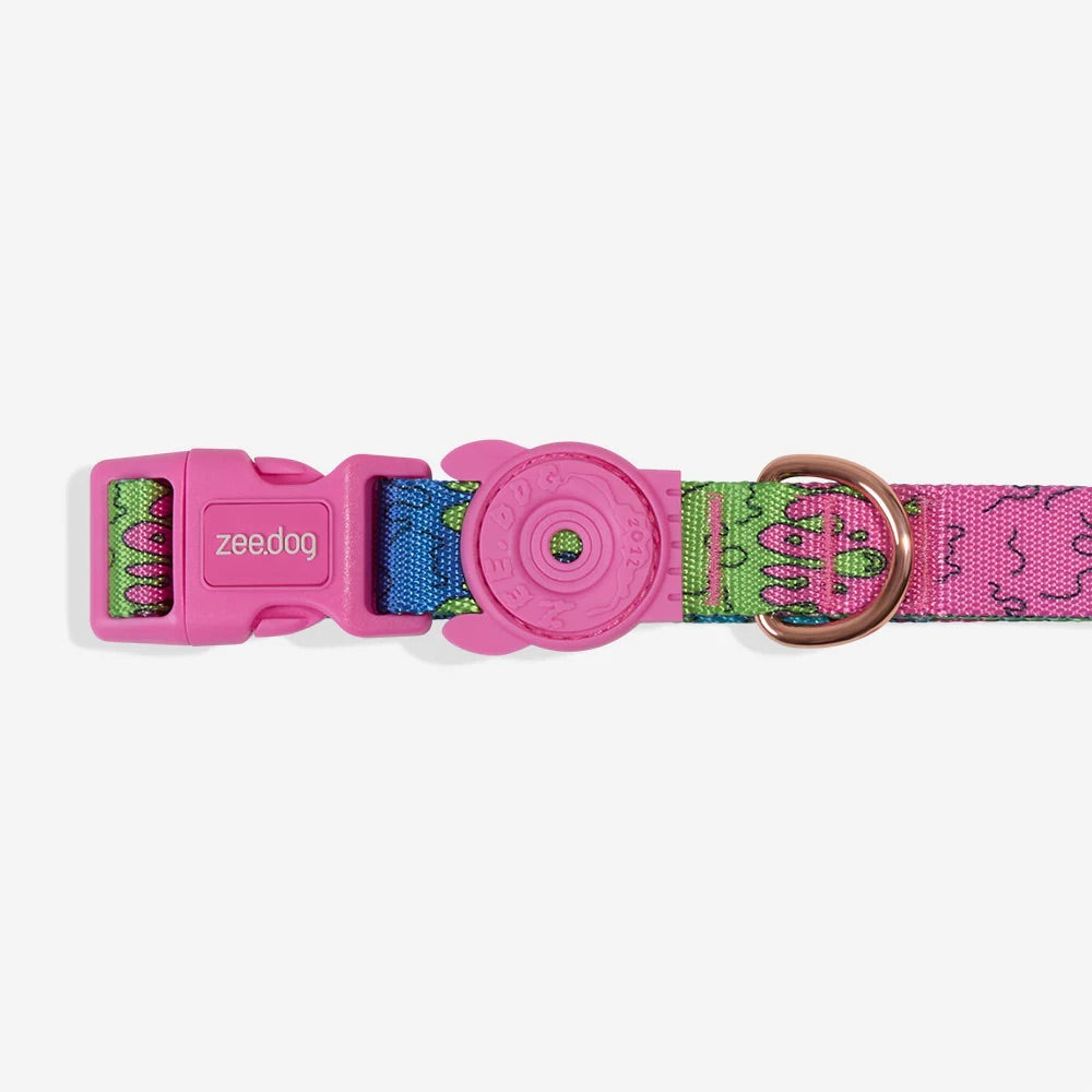 Zee.Dog Melted Lords of Zee.Town Dog Collar