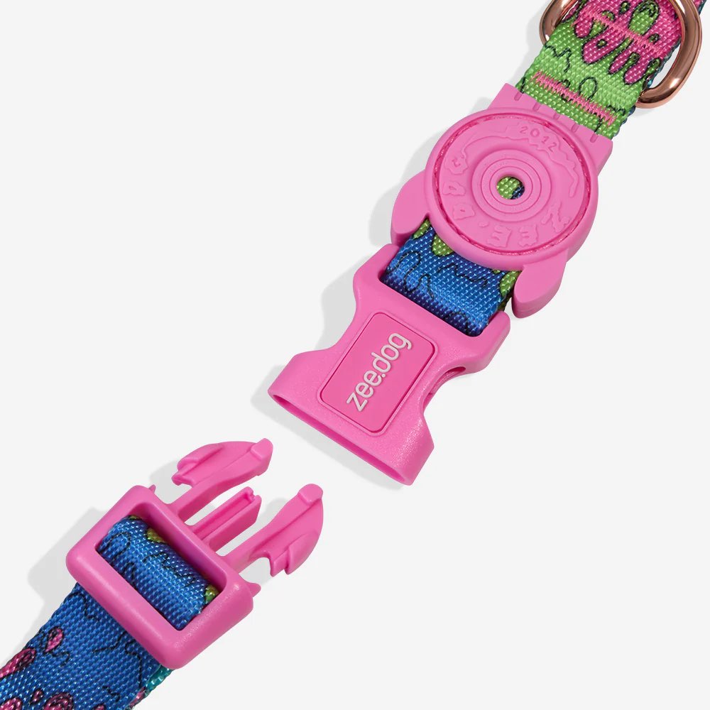 Zee.Dog Melted Lords of Zee.Town Dog Collar