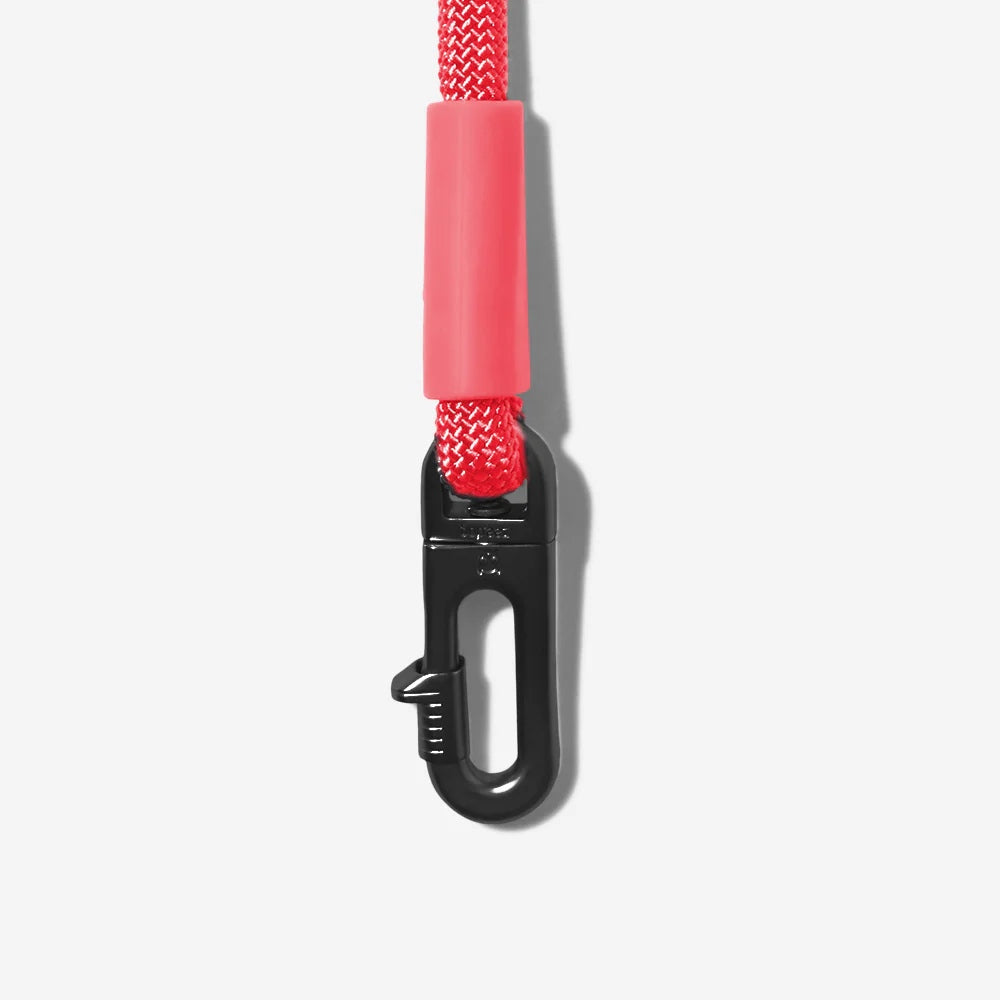 Zee.Dog Neon Coral Hands Free Rope Dog Leash
