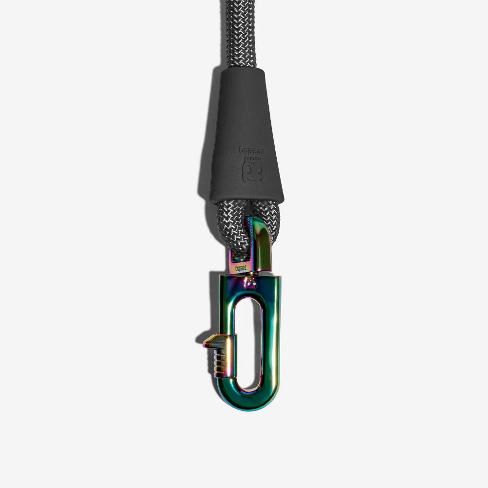 Zee.Dog Titanium Grey Hands Free Rope Dog Leash