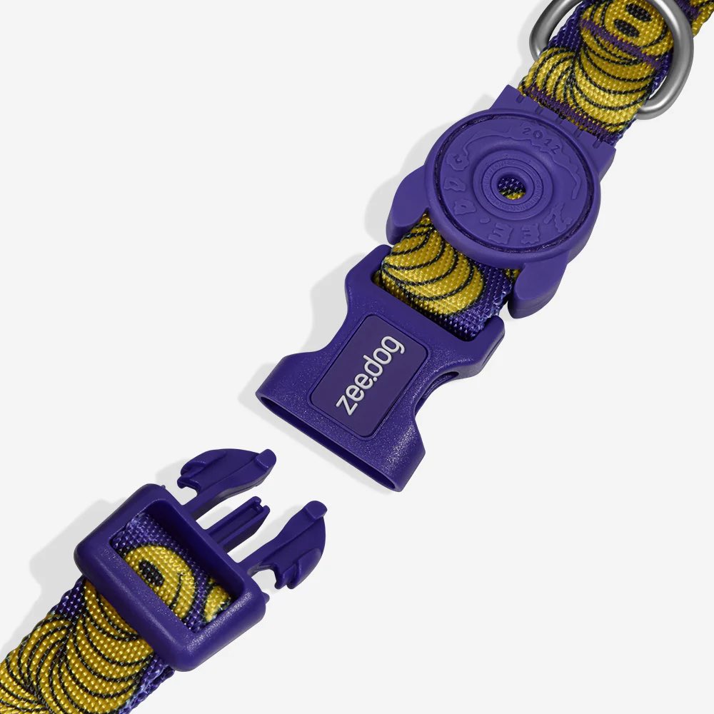 Zee.Dog Zmiley Lords of Zee.Town Dog Collar
