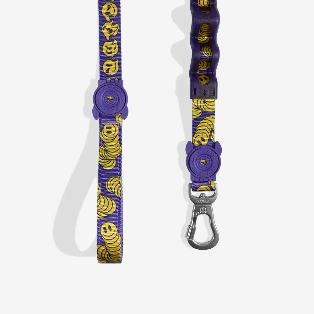 Zee.Dog Zmiley Lords of Zee.Town Ruff Dog Leash