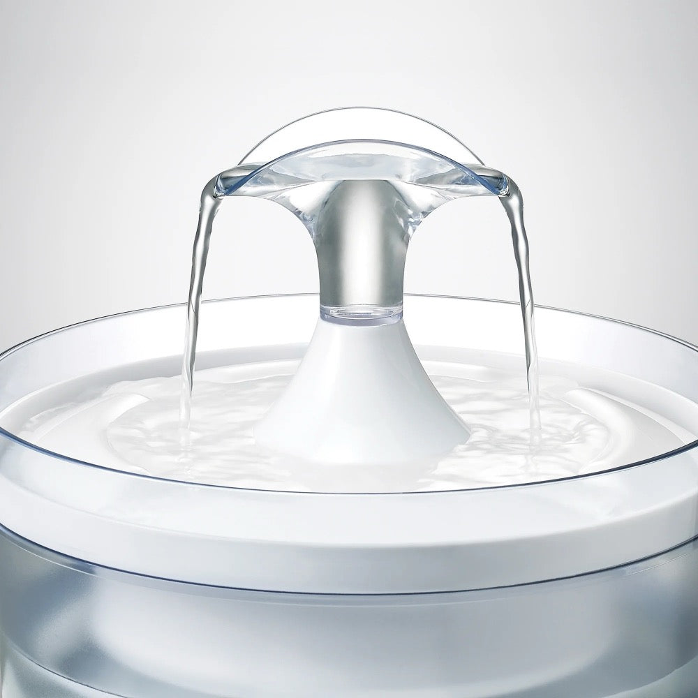 Zeus Fresh & Clear Water Fountain With Waterfall Spout 1.5L